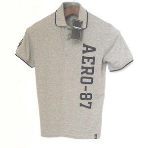 Aeropostale Polo Shirt.     Grey.    Small.